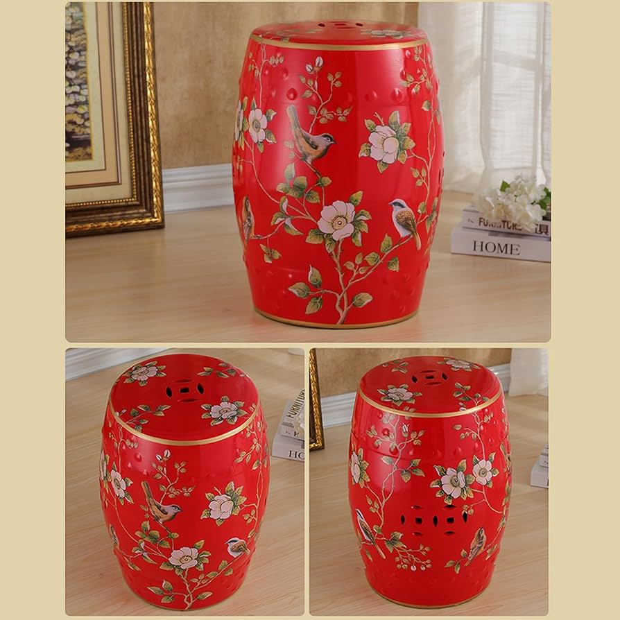 陶器の椅子 ジオメトリックな陶器椅子スツール - シードリーフ家具